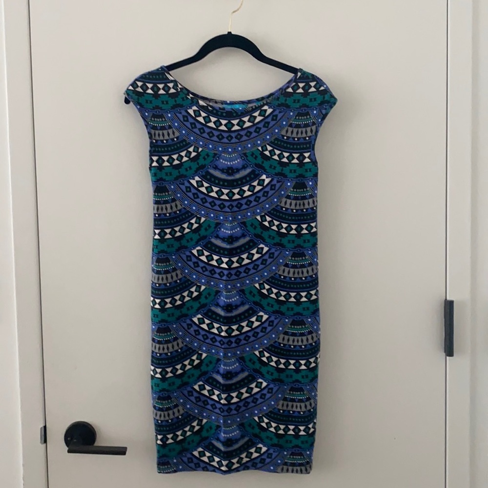 Tori Richard Print Sleeveless Mini Dress